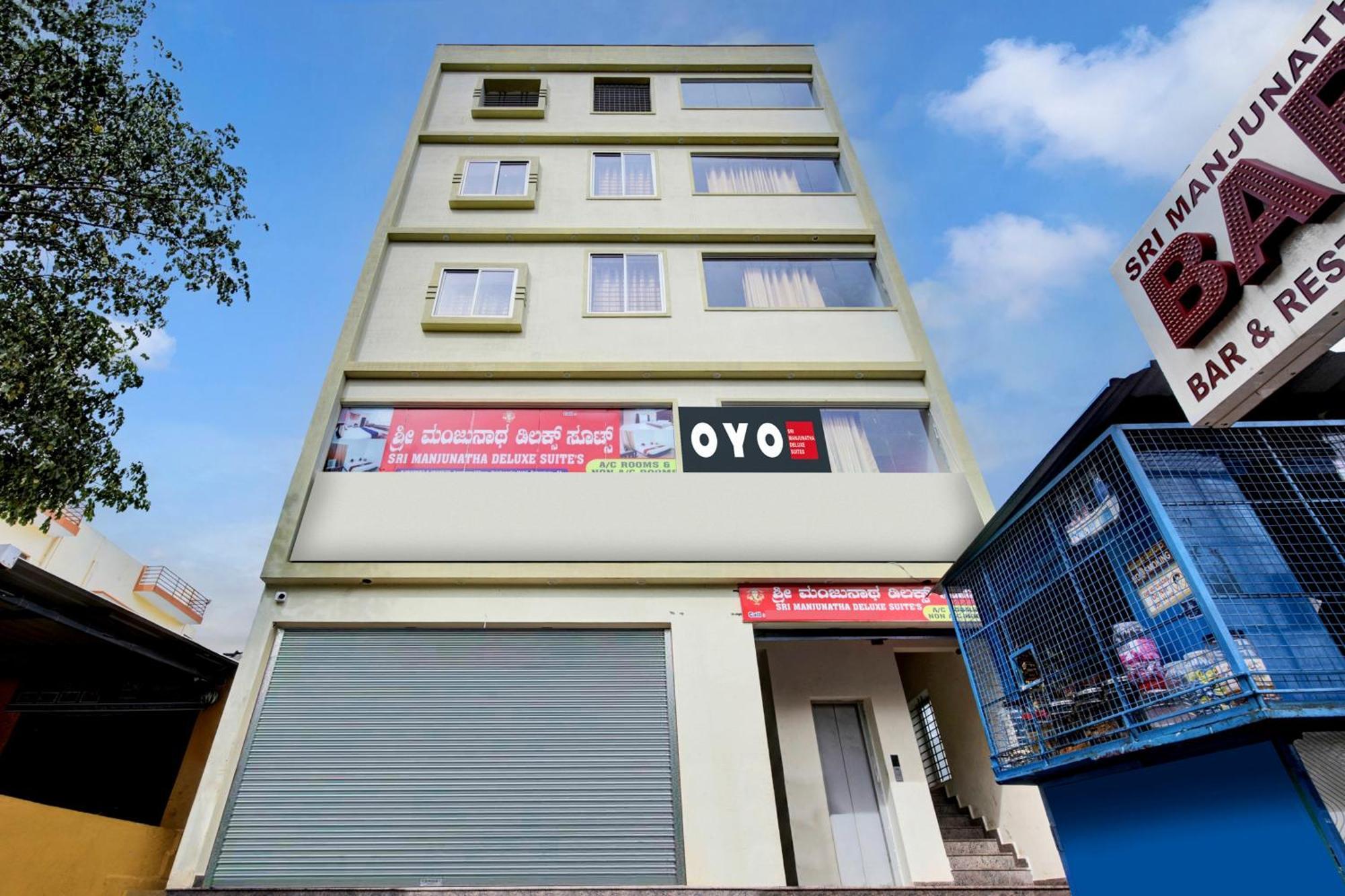 Hotel O Sri Manjunatha Deluxe Suites Bangalore Exterior foto